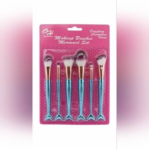OH Fashion Dazzling Cosmetics 6pc Mermaid Brush Set